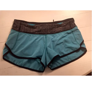 Blue Lululemon Speed Shorts - Size 6